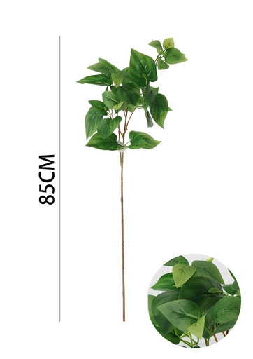 [631158-1] Ramo de flor artificial de hiedra con una sola cabeza de 85cm - Novedades