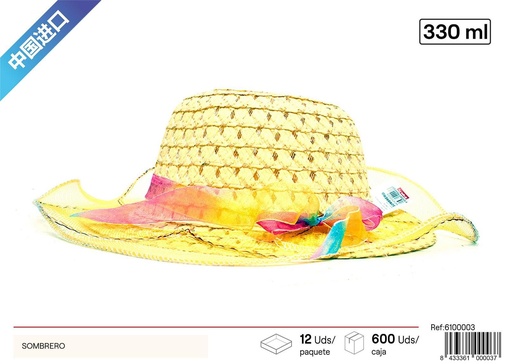[6100003] Sombrero de verano - Accesorios de moda para el verano