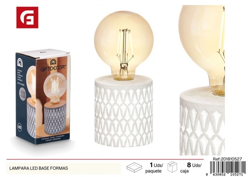 [201810527] Lámpara LED de base formas - Iluminación y decoración