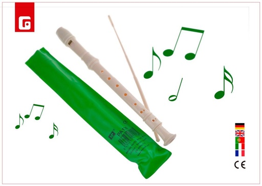 [153894101] Flauta de plástico alta calidad PA136 - Instrumento musical para niños