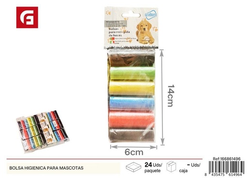 [166861496] Bolsita higiénica colorida para mascotas - Productos de higiene para mascotas