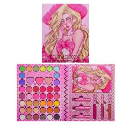 [6976289193884] Paleta de maquillaje 49 fashion face Kevin&CoCo - Ideal para profesionales