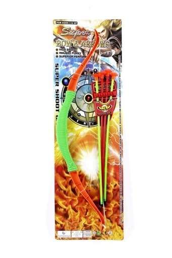 [202013233] Blister arco y flecha 64x20 - Juguete de carnaval