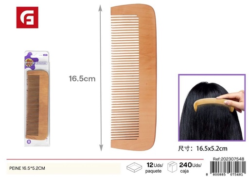 [202307548] Peine para el cabello - 16.5 x 5.2 cm