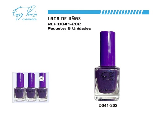 [D041-202] Laca de uñas Easy Paris 6/U - Esmaltes de uñas