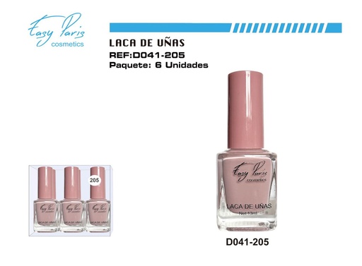 [D041-205] Laca de uñas Easy Paris 6/U - Esmaltes de uñas