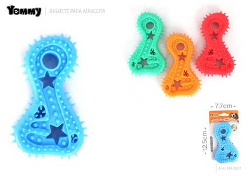 [YM0931] Juguete TPR símbolo 12.5*7.7*2.3 cm - Juguetes para mascotas