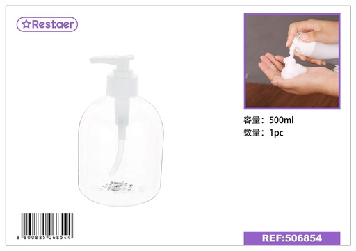 [506854] Botella dispensadora de 500 ml - Envases para cosméticos
