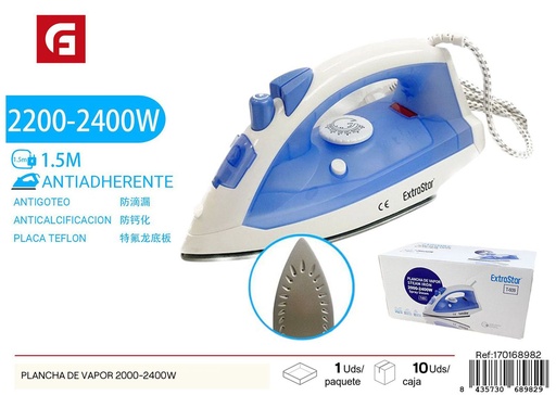 [170168982] Plancha de vapor 2000-2400W - Herramienta de hogar