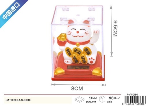 [50180] Gato de la suerte solar en diversas colores - Decoración y atracción de buena fortuna