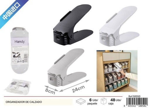 [50050] Organizador de calzado de plástico - Almacenamiento y organizadores para el hogar
