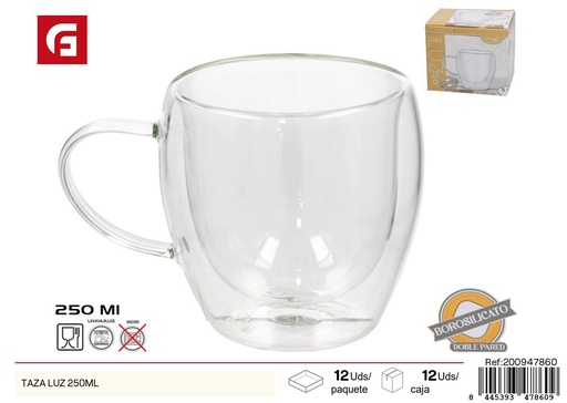 [200947860] Taza de luz 250 ml - Utensilios decorativos de cerámica