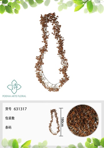 [631317CAFE] Guirnalda de Gypsophila - Novedades de decoración