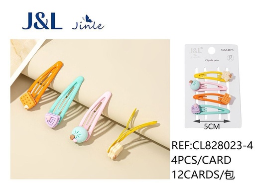[8445801314239] Pack de 4 ranas 5 cm surtidas 12/u CL825023-4 - Accesorios para el cabello y pinzas