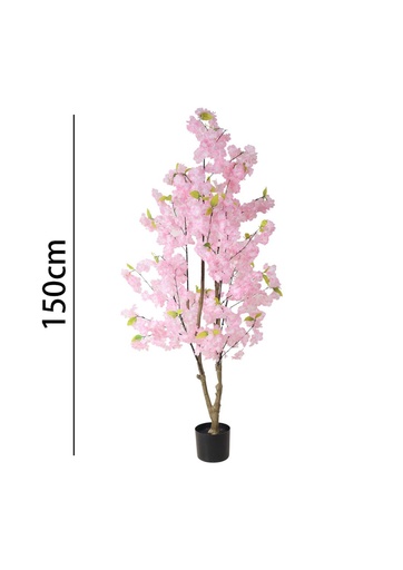 [631449ROSA CLARO] Árbol de cerezo artificial 145 cm - Plantas decorativas