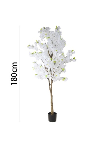 [631450BLANCO] Árbol de cerezo artificial 180 cm - Plantas decorativas