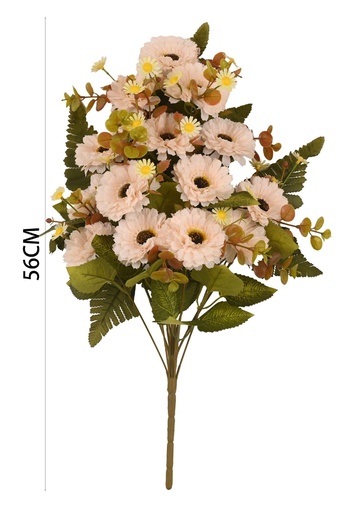 [6101095奶白] Ramo de dahlia 14 cabezas - Ramos para decoración
