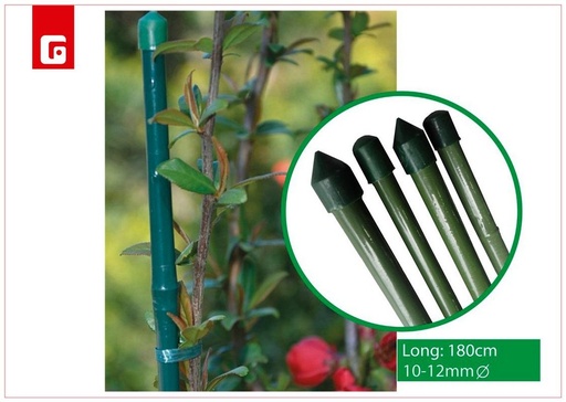 [190365601] Tutor de bambú 180 cm diámetro 10-12 mm - Apoyo para plantas y jardín