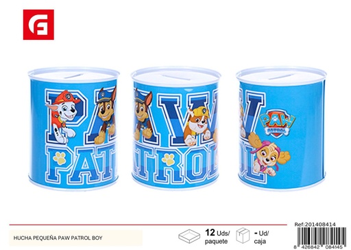 [201408414] Hucha pequeña Paw Patrol Boy - Ahorro y decoración