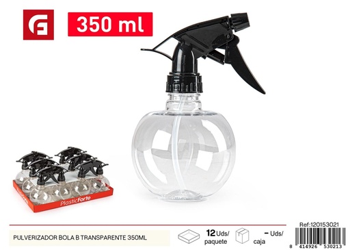 [120153021] Pulverizador bola B transparente 350 ml - Utensilios de jardín