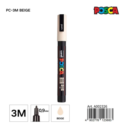 [A002326] Marcador POSCA 0,9 mm color beige - Papelería y marcadores