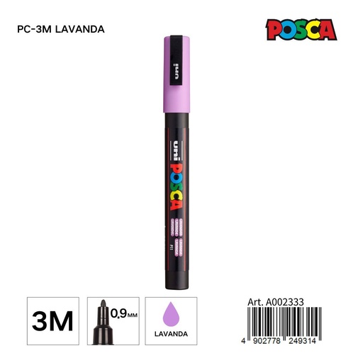[A002333] Marcador POSCA 0,9 mm color lavanda - Papelería y marcadores