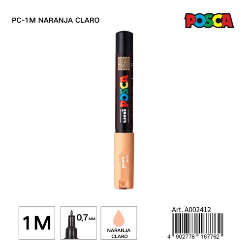 [A002412] Marcador UNI-PIN 0,7 mm color naranja claro - Papelería y marcadores