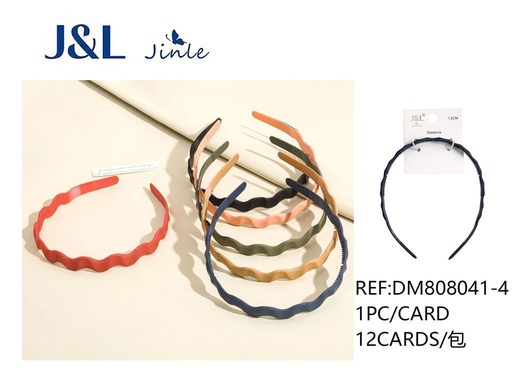 [8445801073273] Diadema 1.2cm 12/u DM808041-4 - Accesorios para el cabello