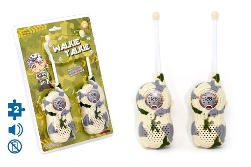 [201915717] Juguete walkie talkie 2 piezas con sonido - Juguetes de comunicación para niños