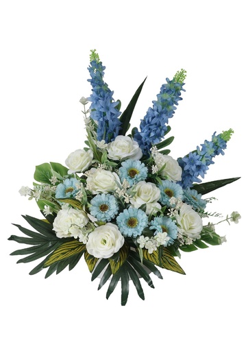 [5101072-A1蓝] Arreglo floral artificial - 5101072-A1 azul (8435588802425) - Centro de flores
