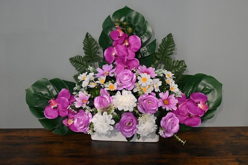 [5101072-20造型] Arreglo floral artificial 5101072-20 - Decoración floral para tumbas