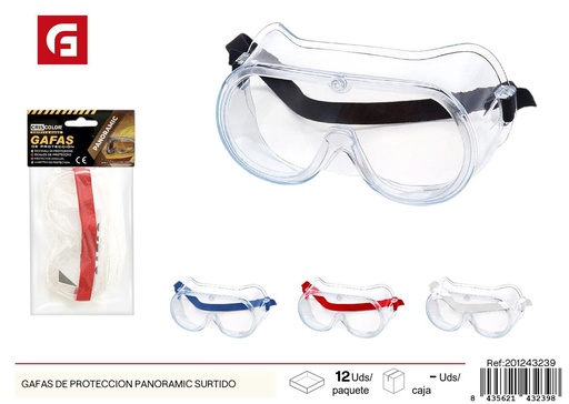 [201243239] Gafas de protección panorámica surtida - Herramientas de seguridad