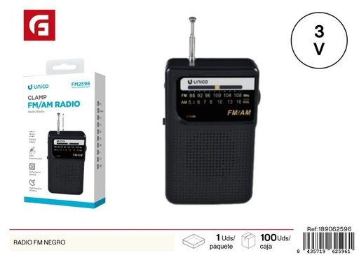[189062596] Radio FM negra - Electrónica
