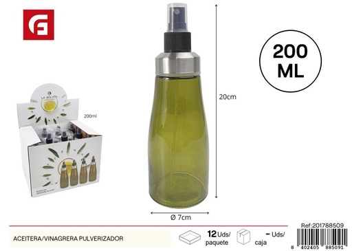 [201788509] Aceitera/vinagrera pulverizador - Utensilios de cocina y almacenamiento de líquidos