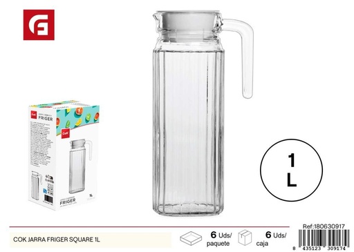 [180630917] Jarra COK FRIGER SQUARE de 1L - Utensilio de cocina para bebidas
