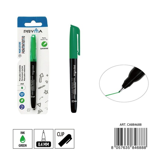 [0235640] Marcador para CD punta S 0.4 mm verde - Instrumentos de escritura y marcadores