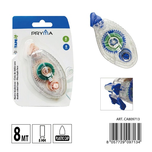 [0240190] Cinta adhesiva doble cara 8MMX8M - Material de oficina