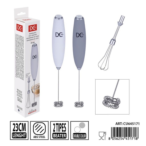 [0240838] Espumador de leche eléctrico de pilas 3.6X23CM - Accesorios de cocina