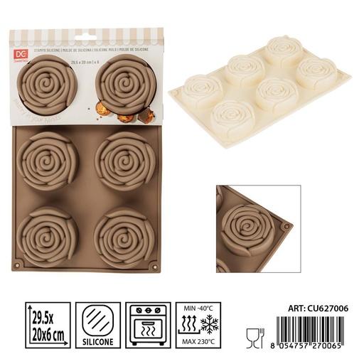 [0233965] Stampo de silicona rosa 29.5X20CM - Utensilios de repostería
