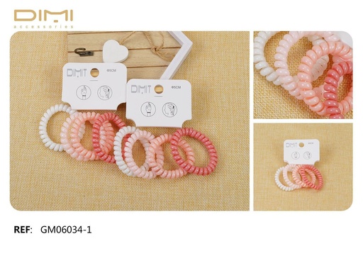 [8435693821830] Coletero de cable pastel 12 unidades - Accesorios para el cabello y gomas
