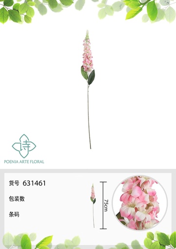 [631461-2ROSA] Vara de flores decorativas - Accesorios para decoración