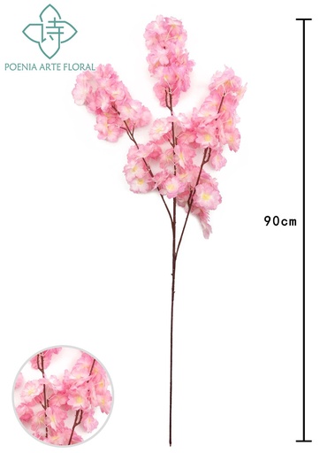 [630624浅粉] Ramo de flor de cerezo sola densa - VARA FLORES DE CEREZO - Ramo decorativo VARAFLOR