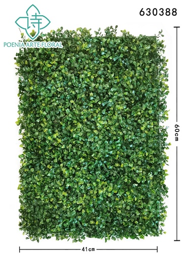 [630388] Ramo de 8 cabezas de milán tallado 40*60 cm - Planta decorativa para pared RAMAHOJA - Jardín vertical