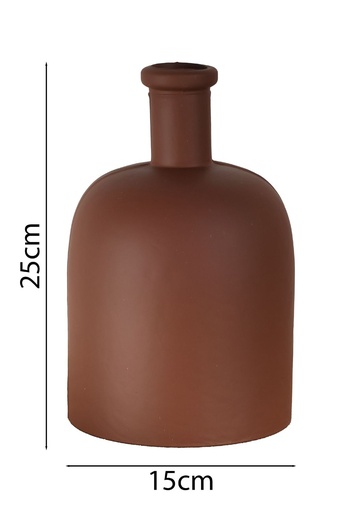 [2385MP1215TO] Macetero de vidrio forma 2385MP1215TO - Jarrón decorativo para flores