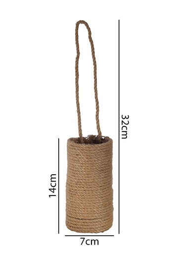 [HC07] Macetero de madera trenzada HC07 - Maceta decorativa de madera