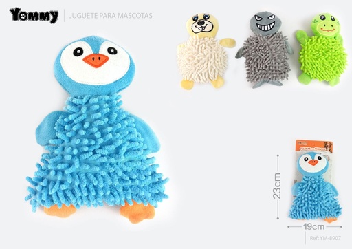[YM8907] Animal de Peluche con Sonido y Forma Divertida 23x19 cm - Juguete para mascotas