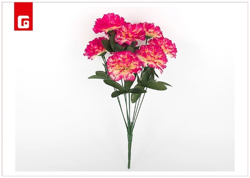 [200973940] Ramo de claveles 10 uds - 45 cm - Color burdeos - Ramos decorativos de flores artificiales