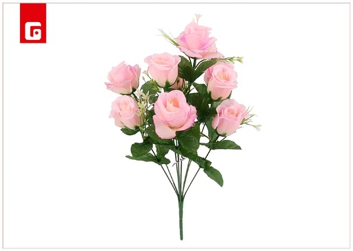 [200989143] Ramo de capullos-rosas 9 piezas 47 cm - Color malva - Flores artificiales decorativas