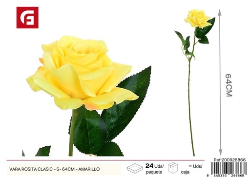 [200926866] Vara de Rosita clásica S - 64 cm Amarillo - Decoración floral