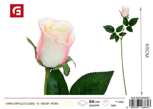 [200926861] Vara de capullo clásico S - 65 cm Rosa - Decoración floral
